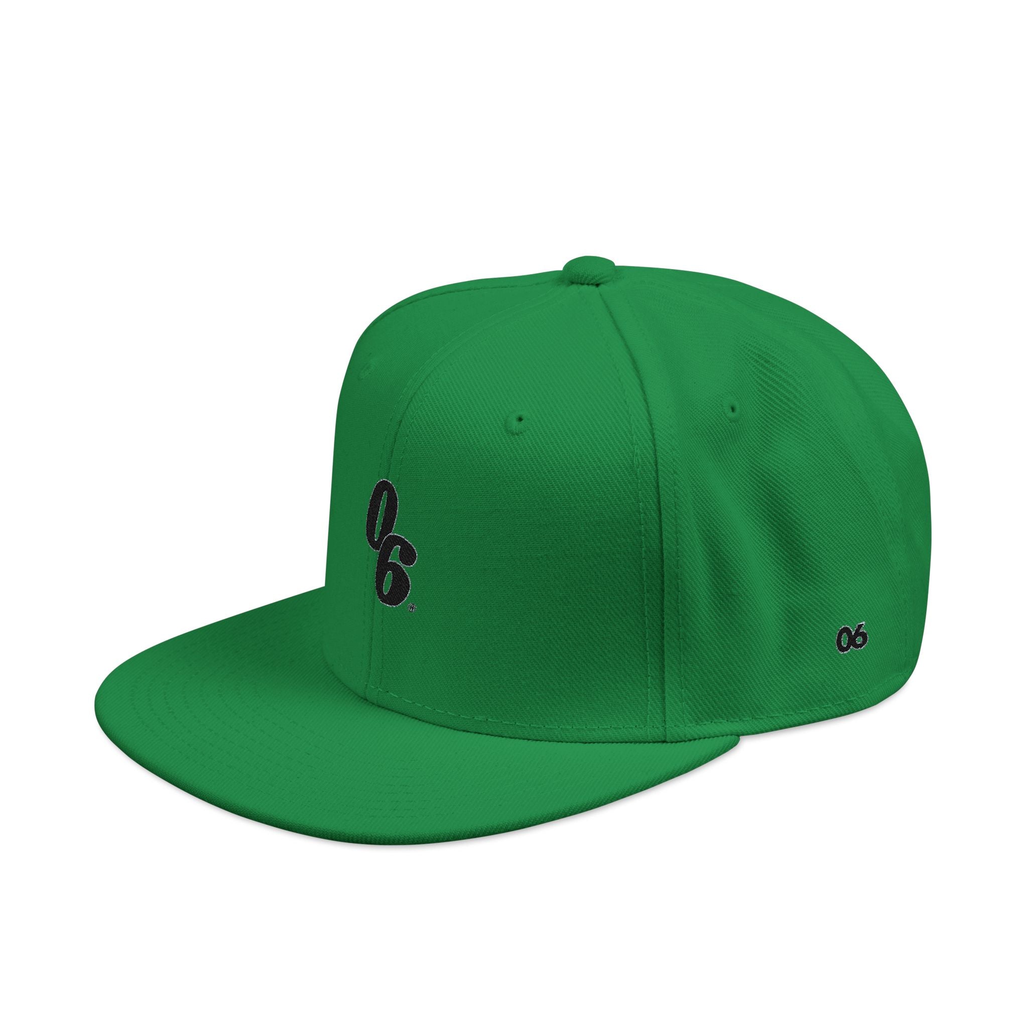 Minimalist Logo Snapback — Embroidered 06 Logo Cap
